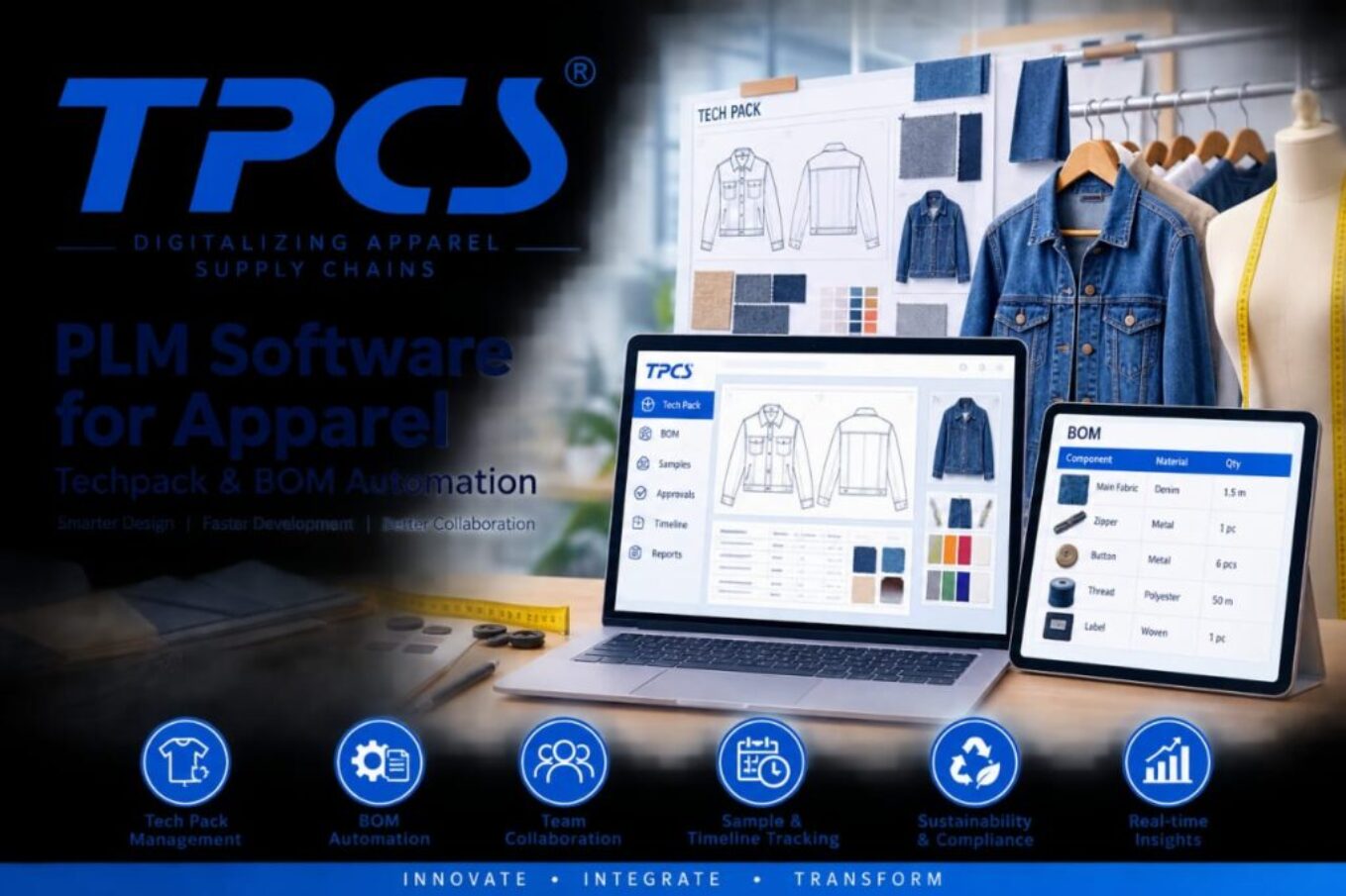 Footwear PLM Software | Last, Sole & BOM Management – TPCS