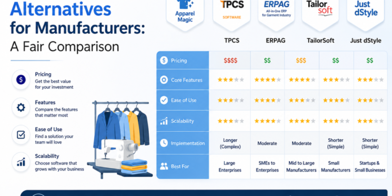 Apparel Magic alternatives for manufacturers