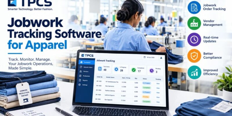 Jobwork tracking software for garment manufacturing to manage outsourced production, supplier orders, jobwork status, and delivery tracking