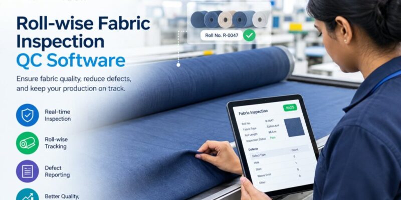 Roll-wise fabric inspection and quality control software for garment manufacturing industry